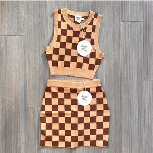 PRINCESS POLLY: Luci Checkered Set